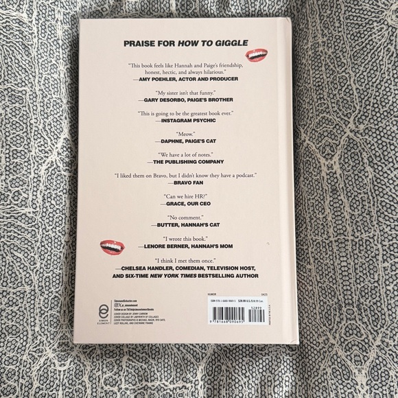 Hardcover book- How to Giggle by Hannah Berner and Paige Desorbo - Picture 2 of 6